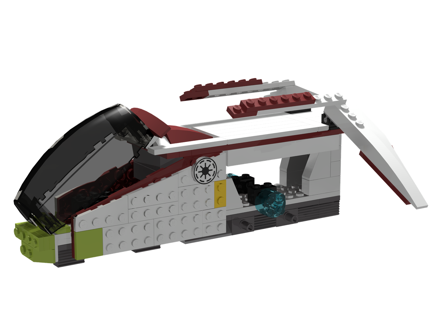 Goofy Proportions Republic Gunship alternate build