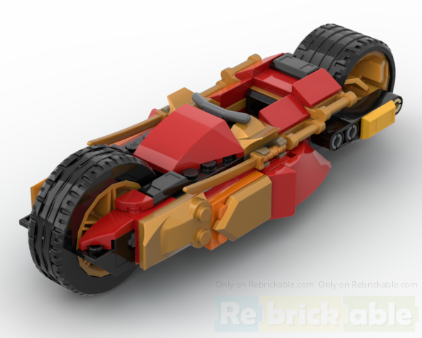 Kai's Supersonic Bike NINJAGO alternate build