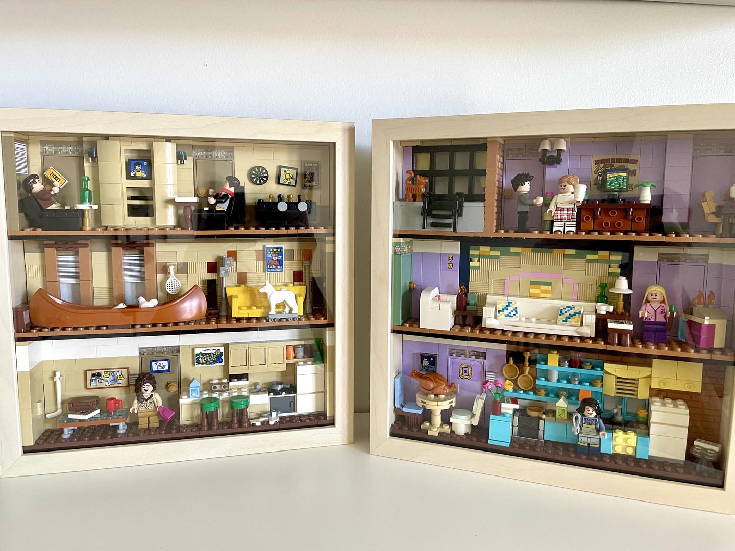 Friends Apartments in IKEA frame alternate build