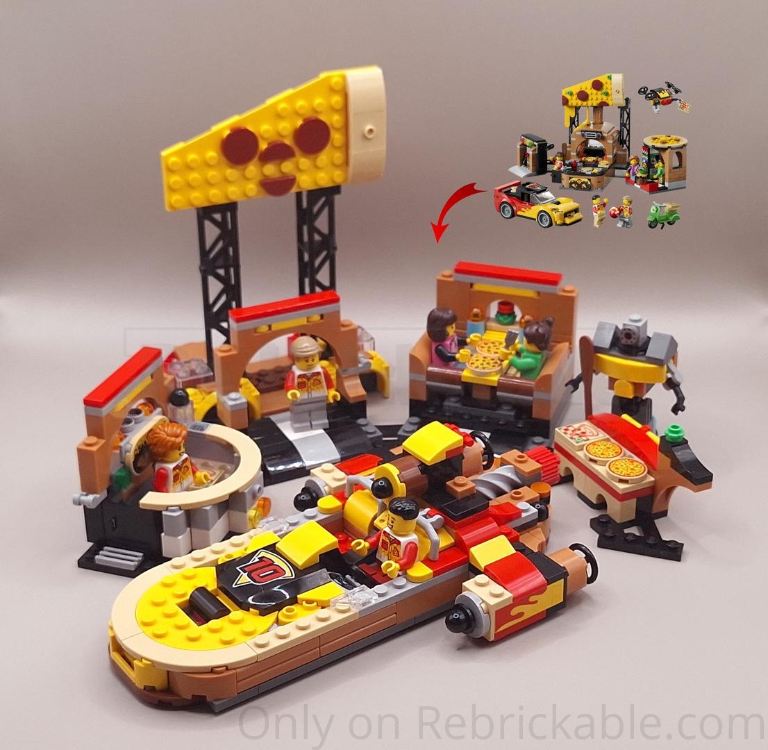 60496 Parsec 10 Pizza alternate build