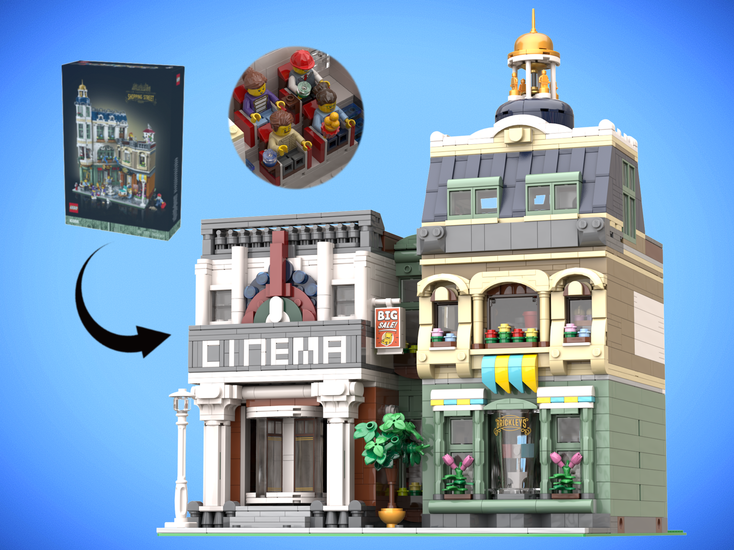Cinema - Alternative Build of Shopping Street Modular alternate build