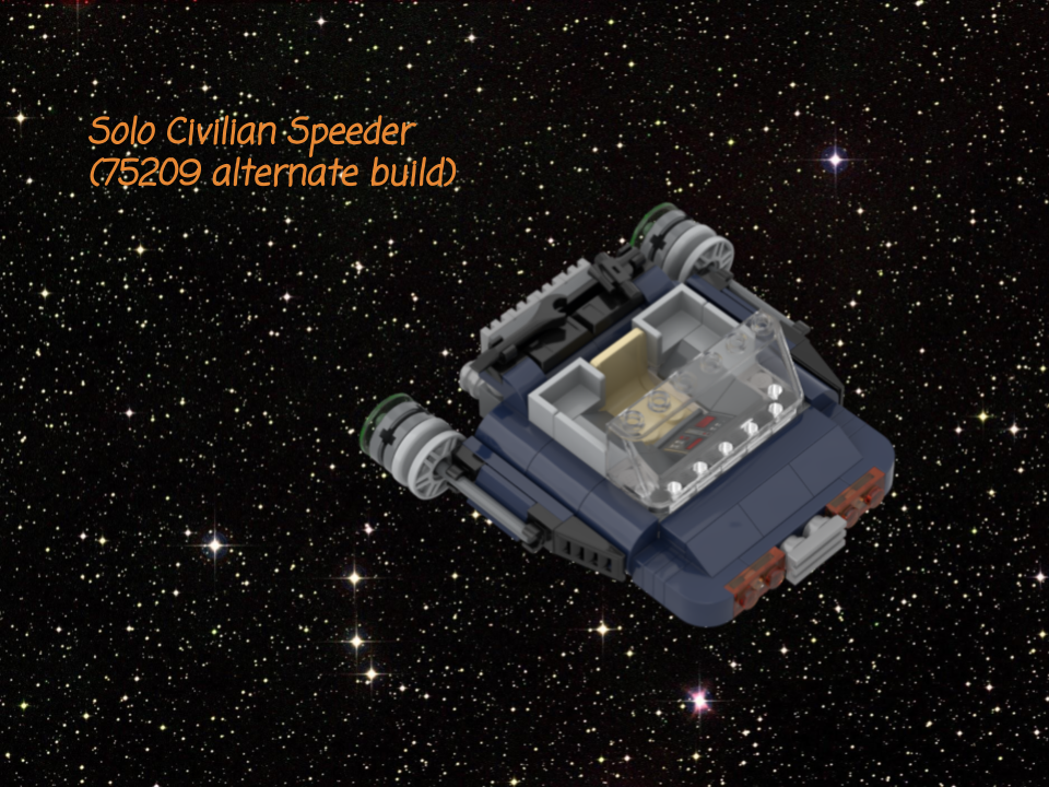 Civilian Solo Speeder alternate build