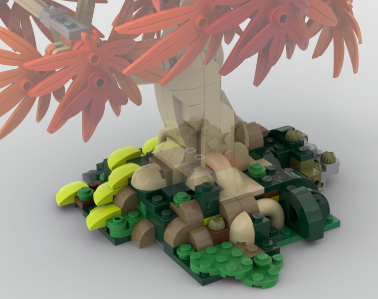 Natural base for the maple tree alternate build
