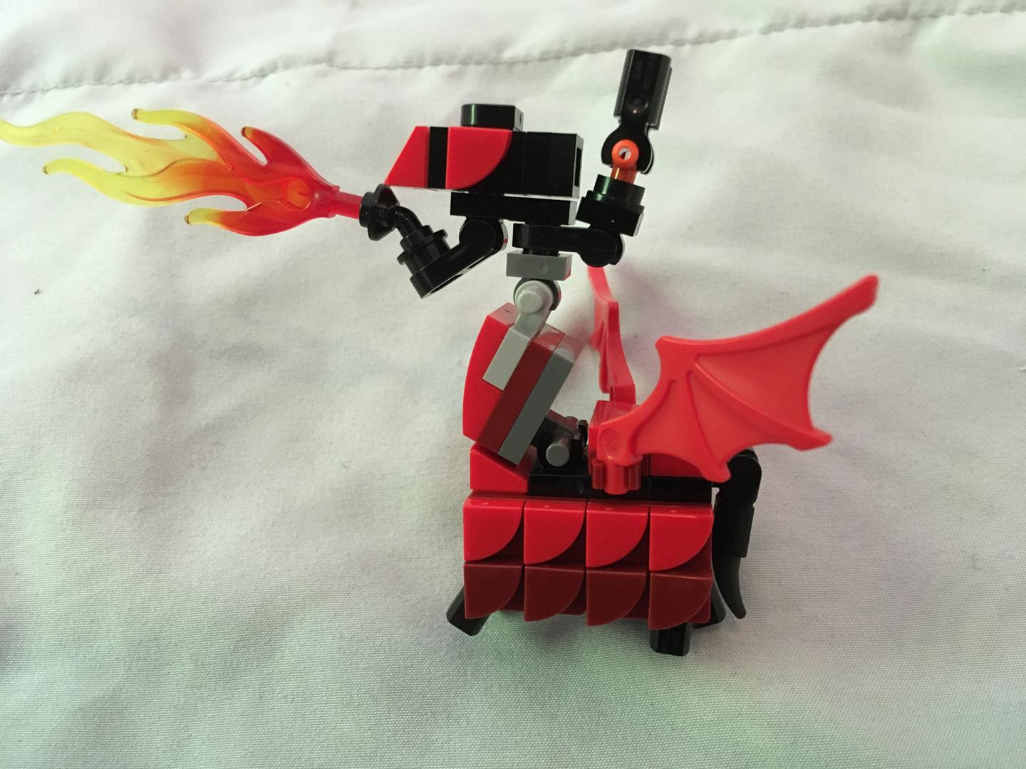 Fire-breathing Dragon Llama alternate build