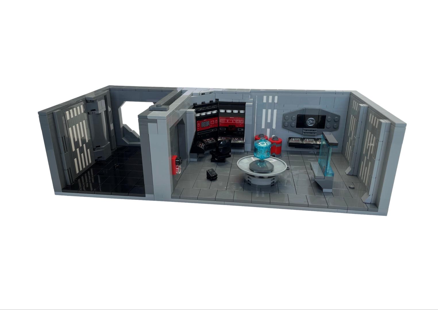 Death Star Control Room with Hallway MOC