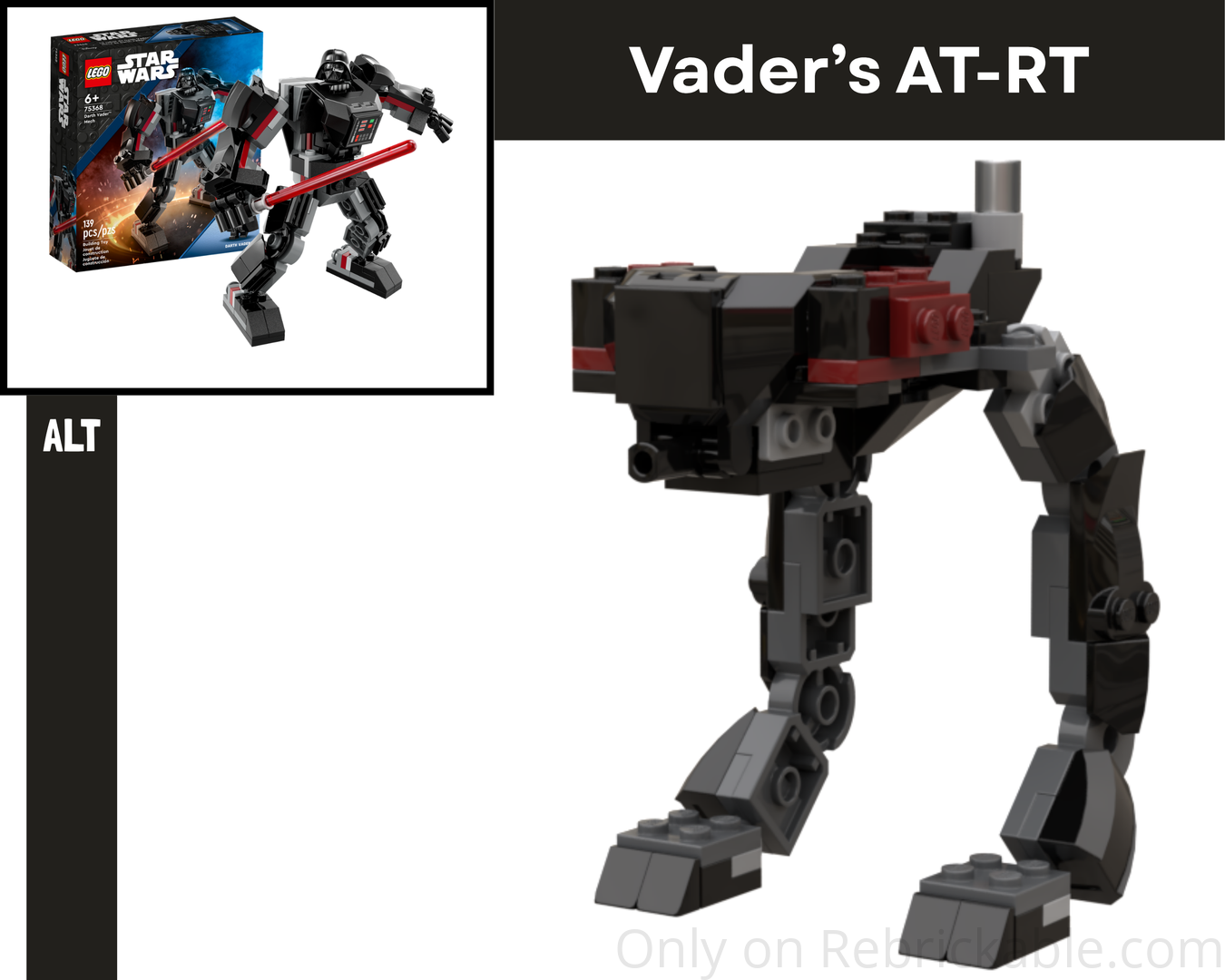Vader's AT-RT Walker alternate build