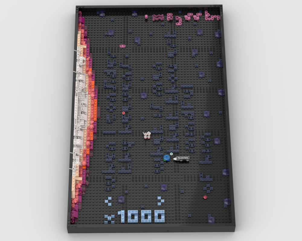 Solar system to scale alternate build
