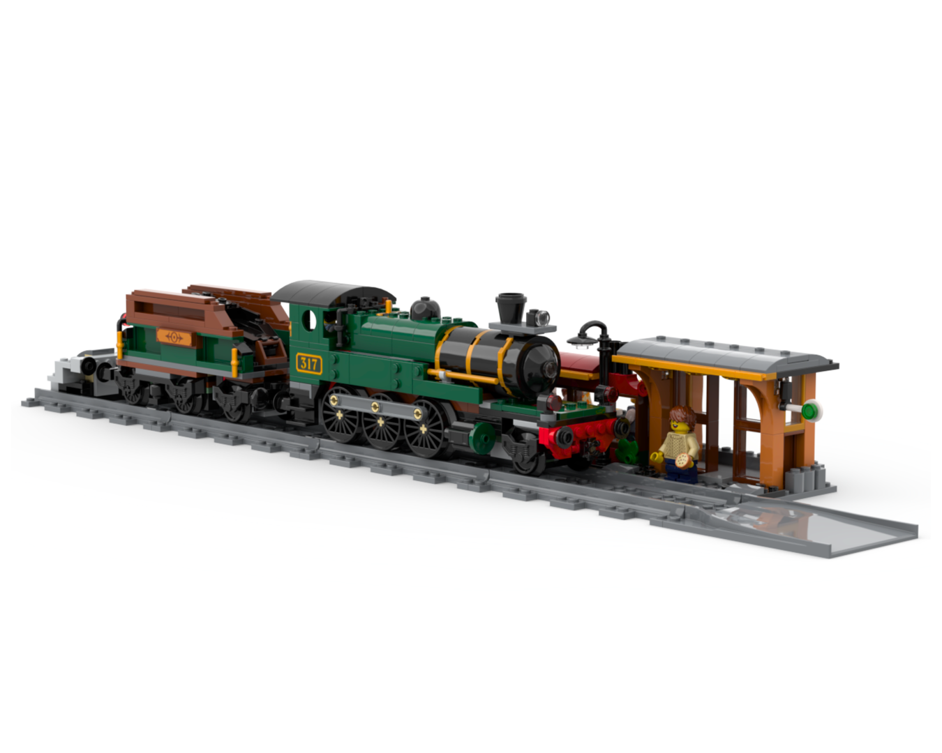 Vintage Steam Train Alternate Builds (no new pieces required) alternate build