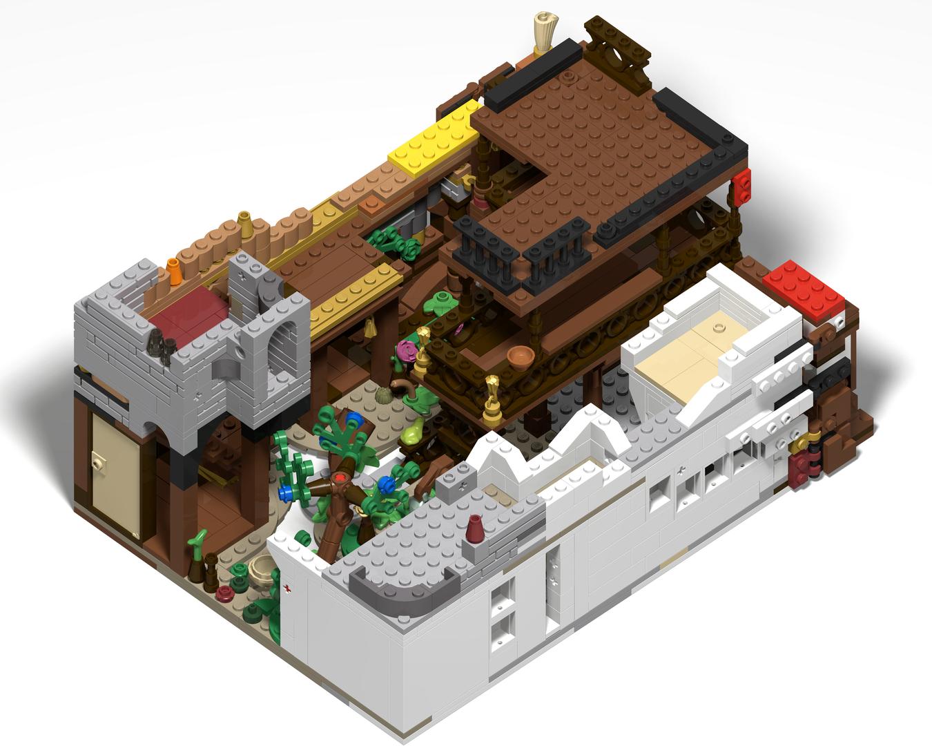 Gazing at an Ancient Book Nook alternate build