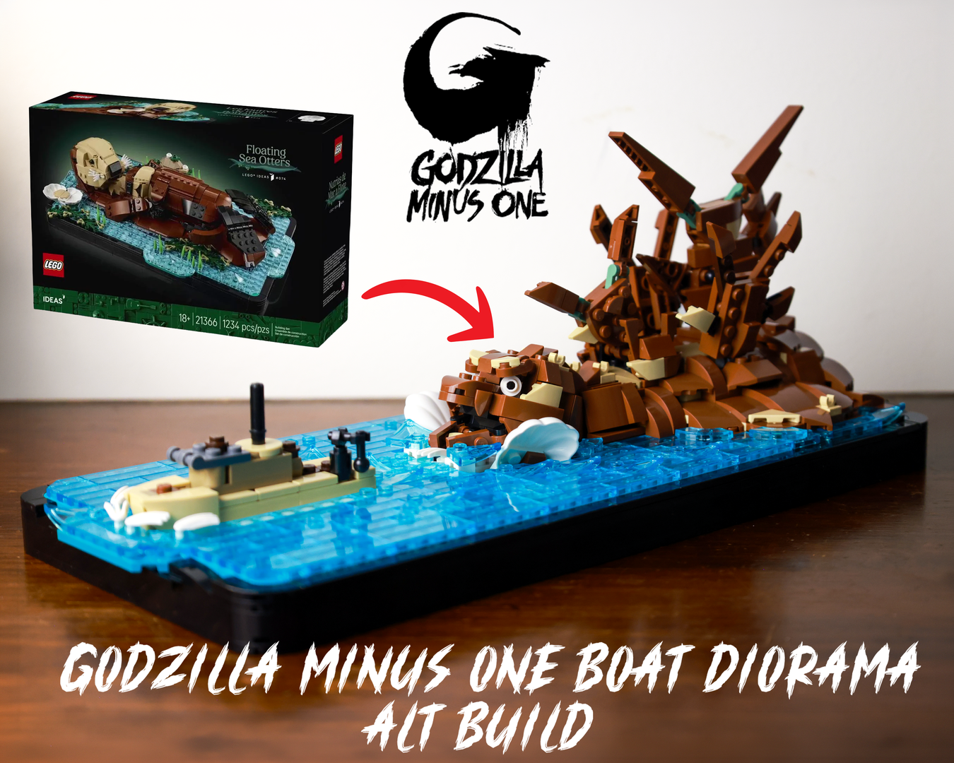 Godzilla Minus One Boat Diorama alternate build