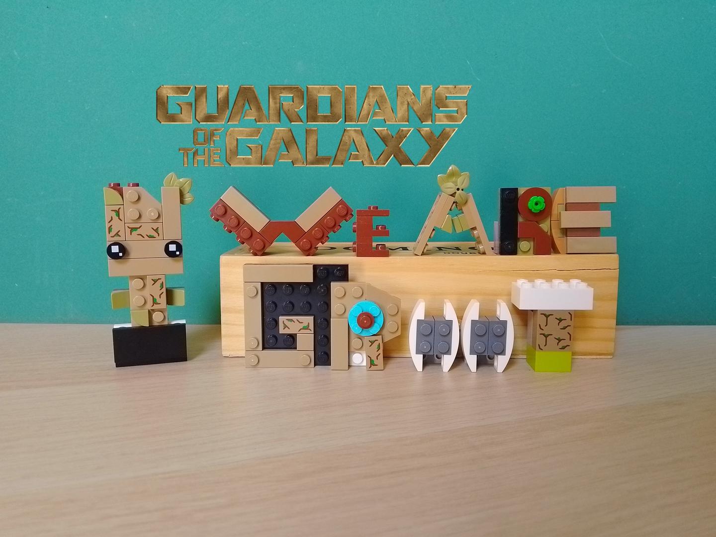 Brickletterz "WE ARE GROOT" alternate build
