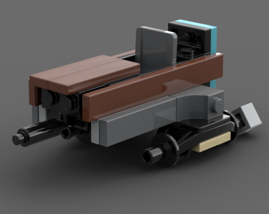 Mando's speeder from 60461 alternate build