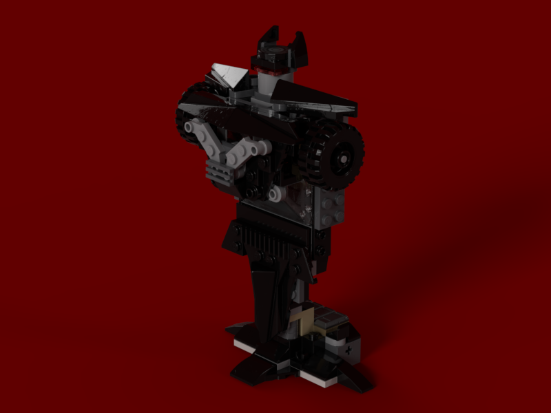 Mecha Bat‎‎man Bust (with caped look*) alternate build