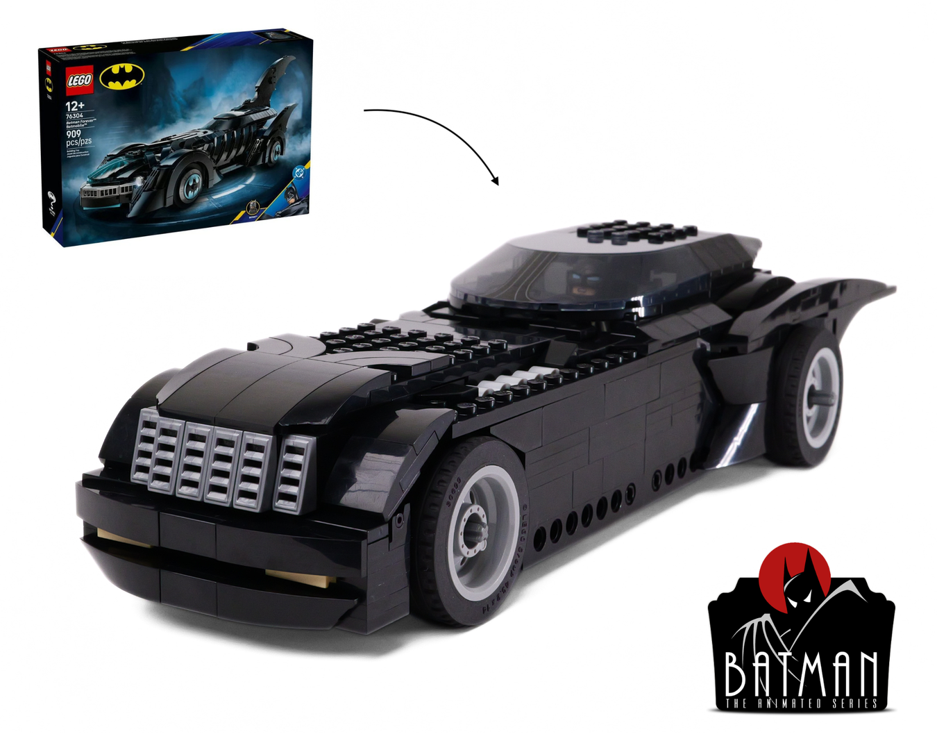 The Animated Series Bat Mobile alternate build