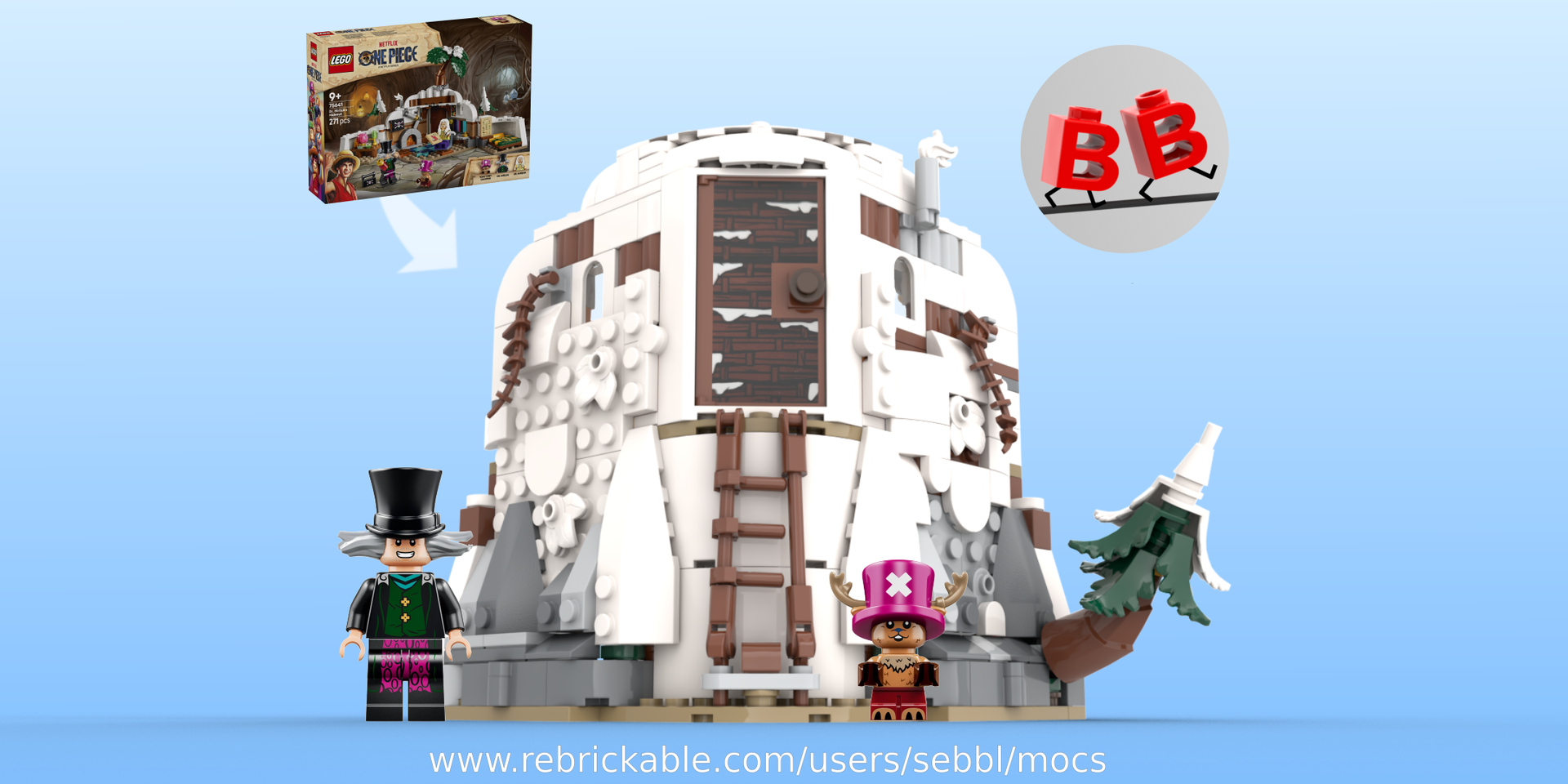 75641: Chopper at Doctor's Hideout (Manga/Anime Version) alternate build
