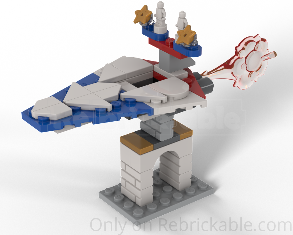 43013 Alternative Build Flag Ship Of Grand Admiral Mbappe alternate build