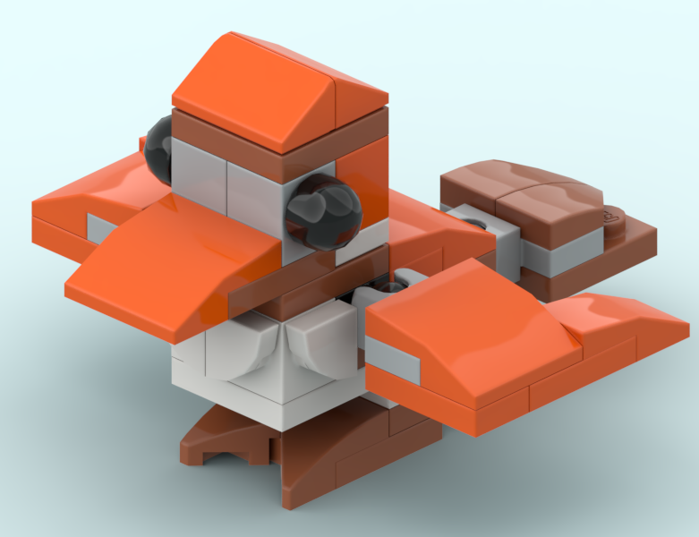 31394 Madagascar Pygmy Kingfisher alternate build