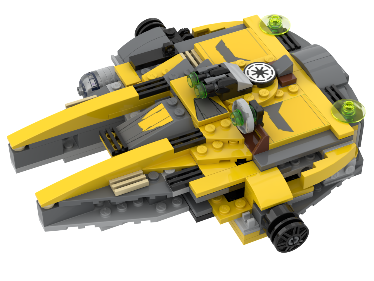 Anakin's Star Falcon alternate build