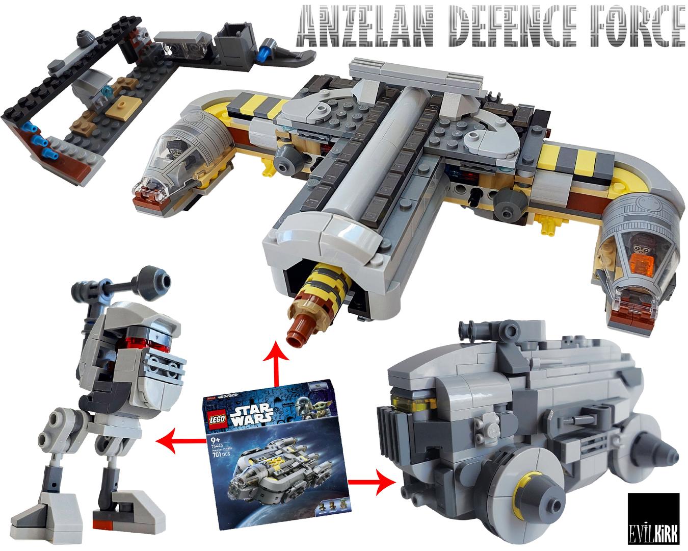 Anzelan Defence Force (75445 Alt. build) alternate build