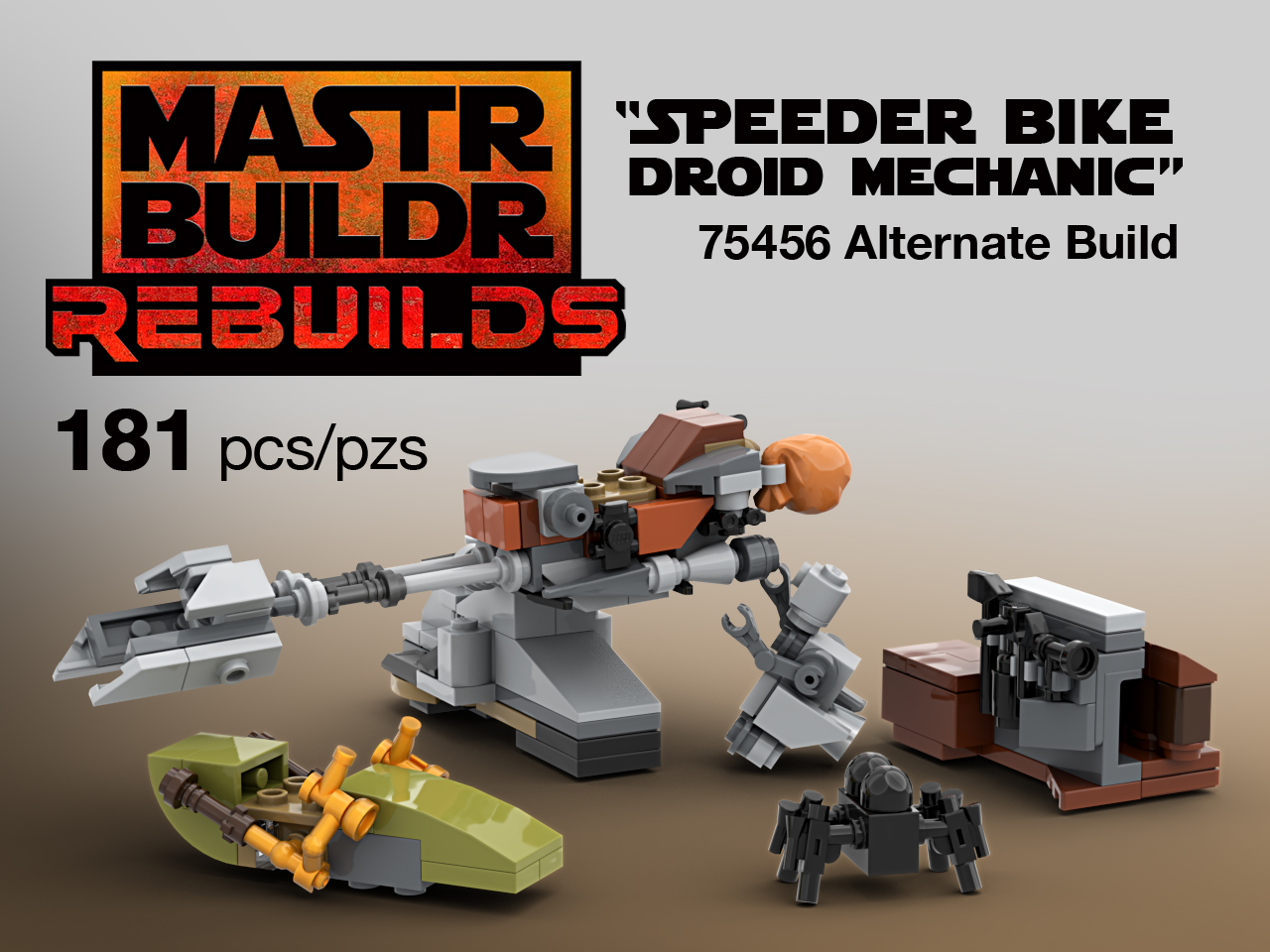 Speeder Bike Droid Mechanic (75456 Alternate Build) alternate build