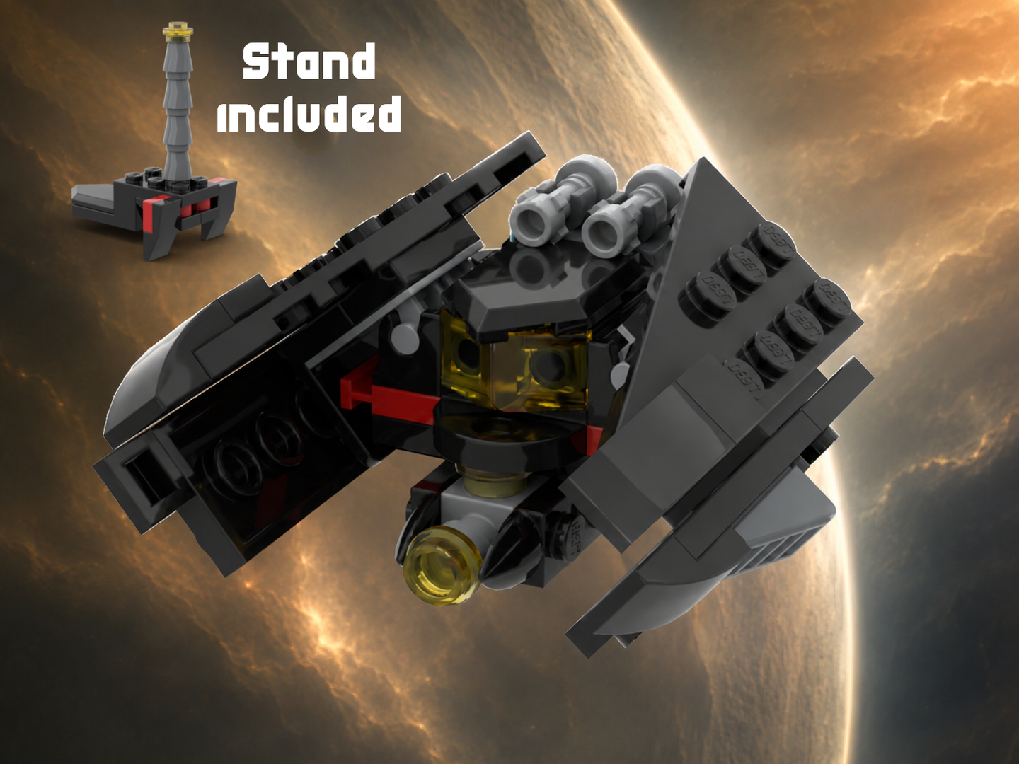 TIE Batwing — 30524 alternate build