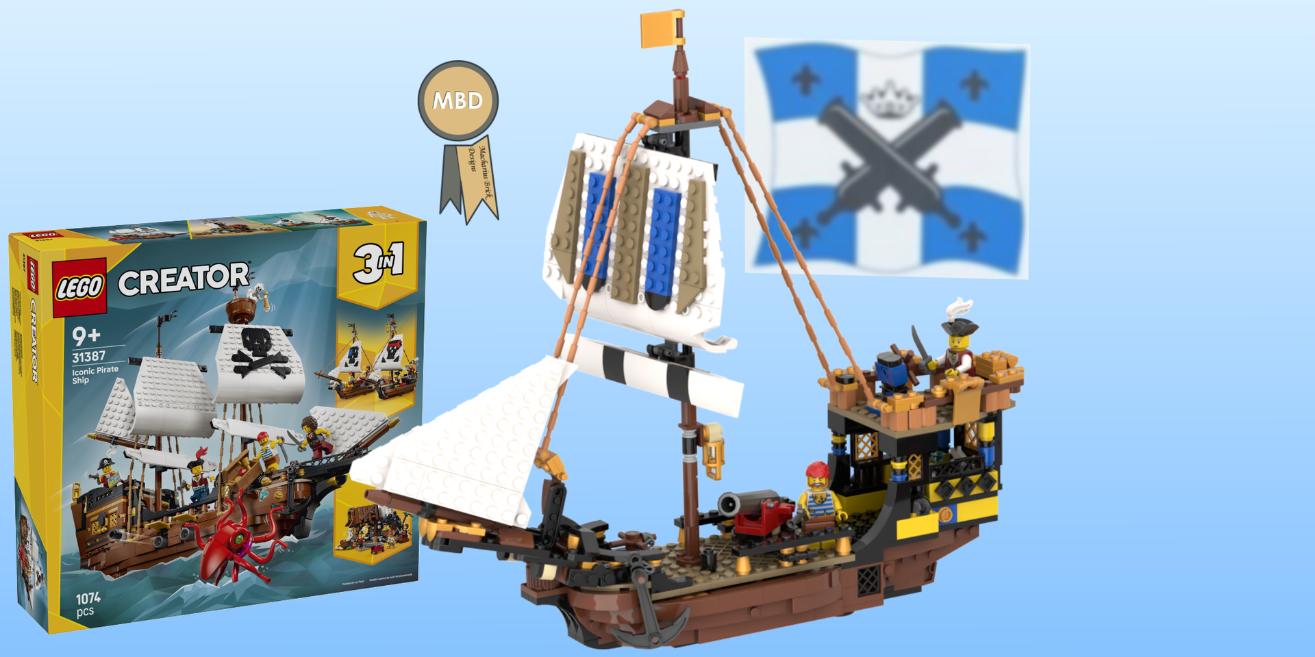 31387: Two Ships - Part 2: Trading Ship alternate build