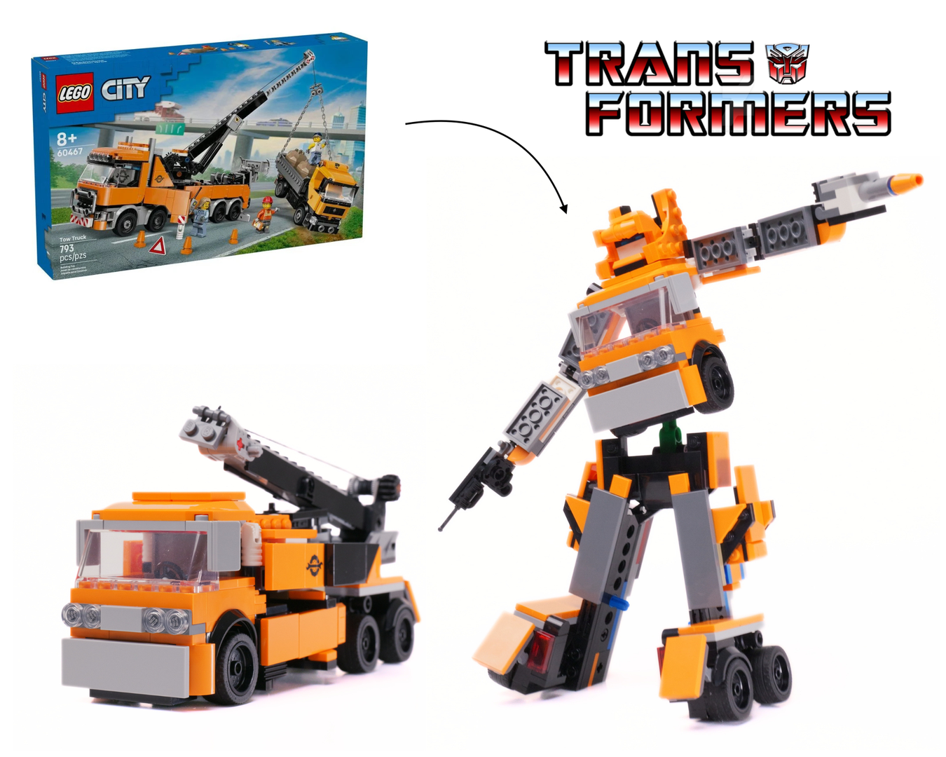 Grapple (G1) Transformer - 60467 Tow Truck alternate build