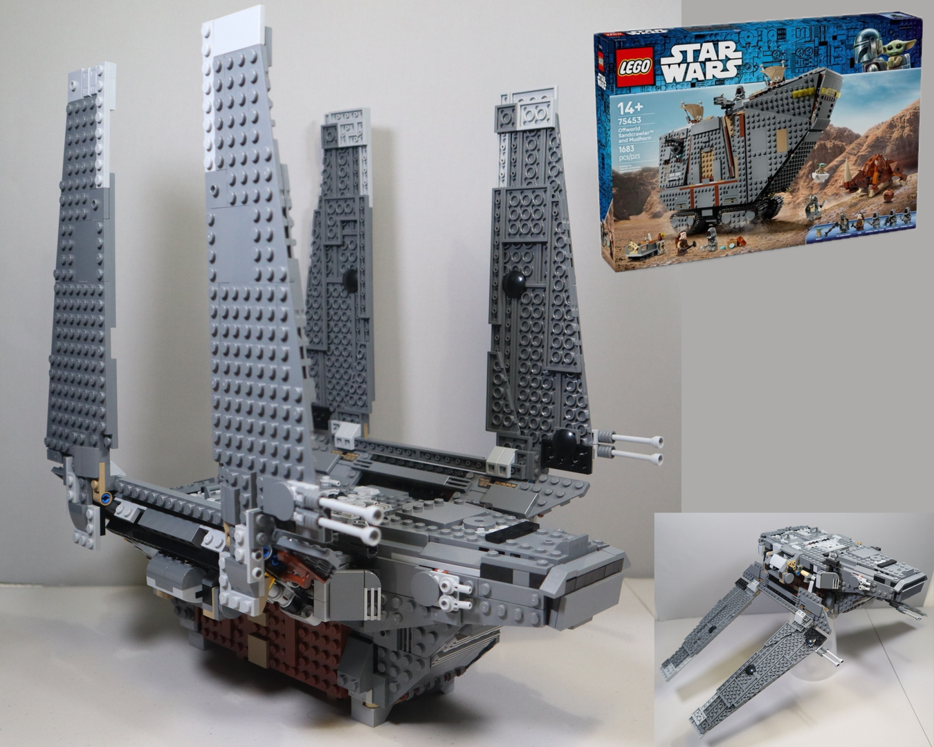 75453 Alternative build: Zeta-class heavy cargo shuttle alternate build