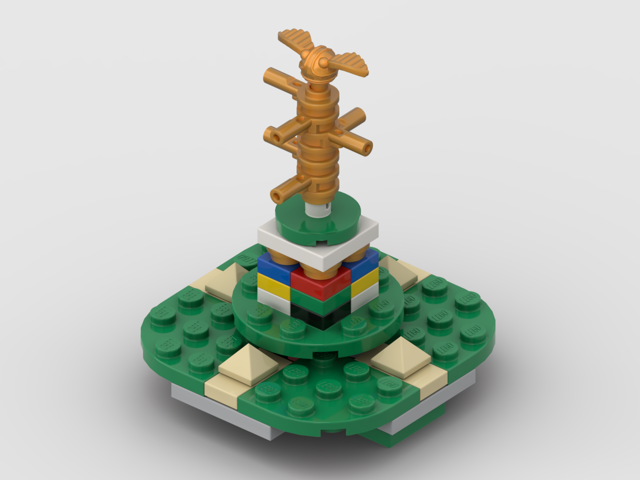 30651 Palace Statue ALTERNATE BUILD alternate build