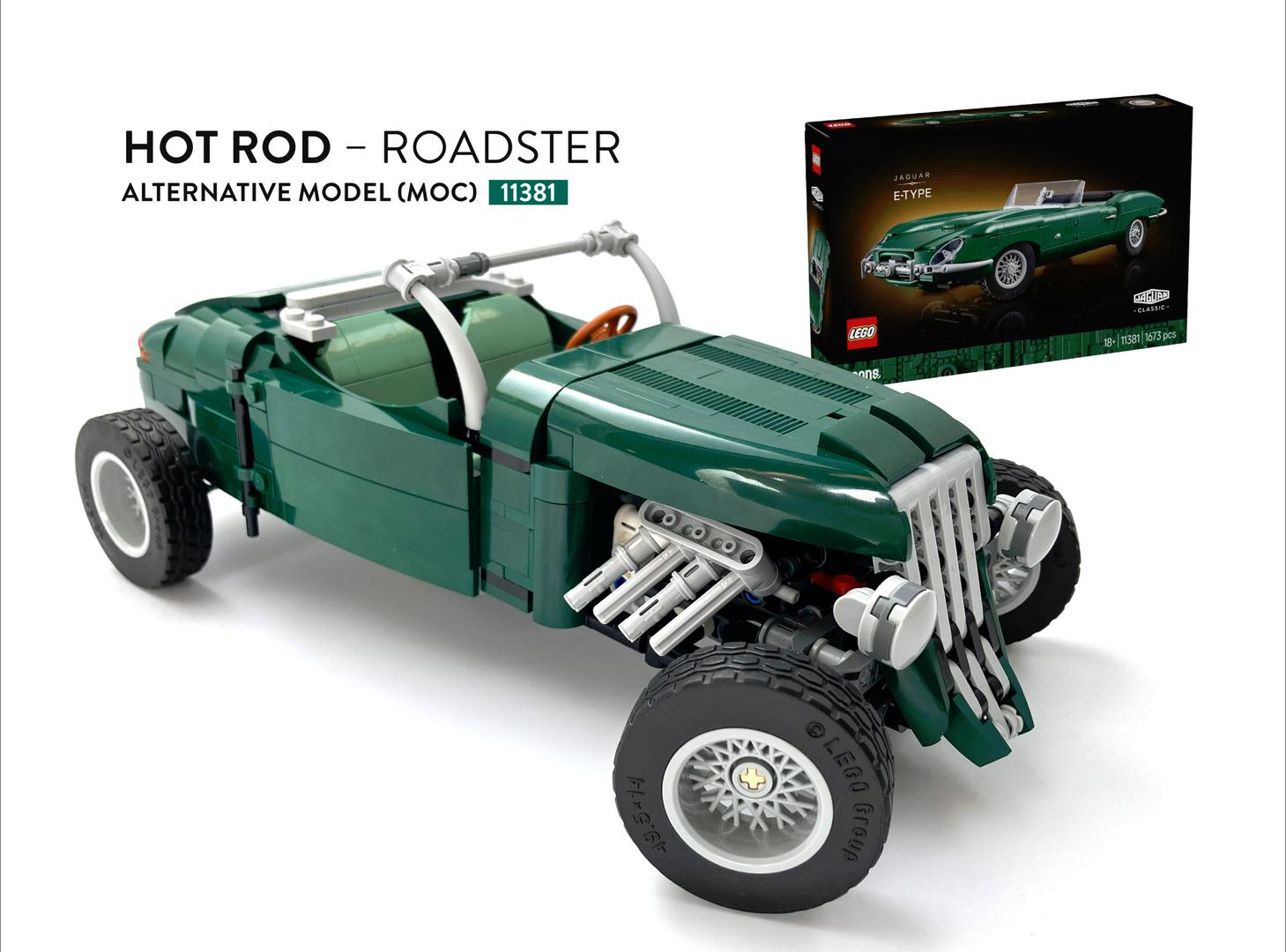 11381 Hot Rod Roadster alternate build