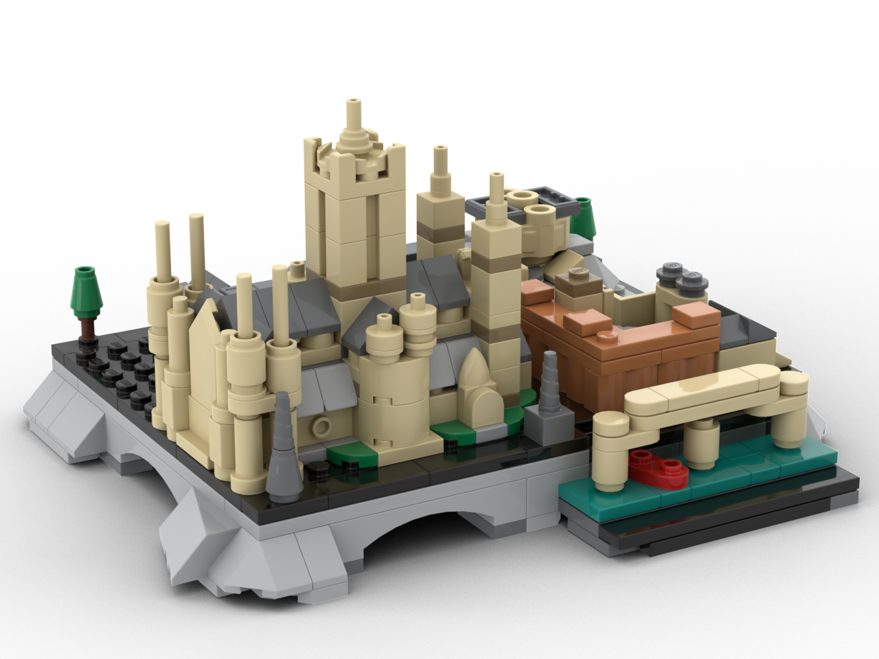 Durham Cathedral, Castle, & City Vignettes - 40975 Alt Build alternate build