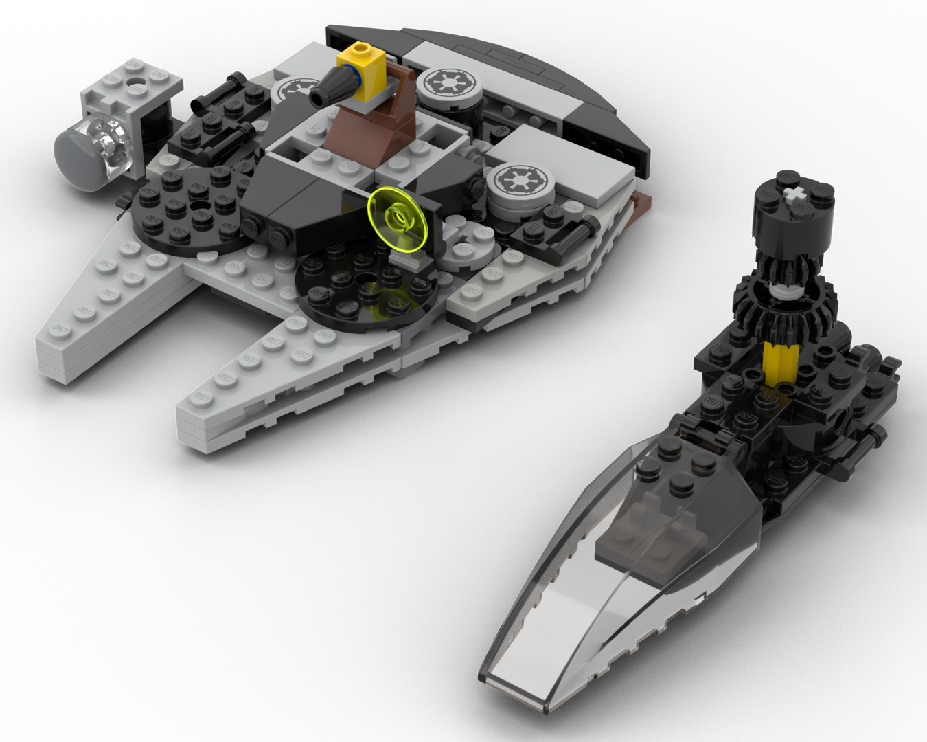 V-Wing Falcon - 7915 alternate build