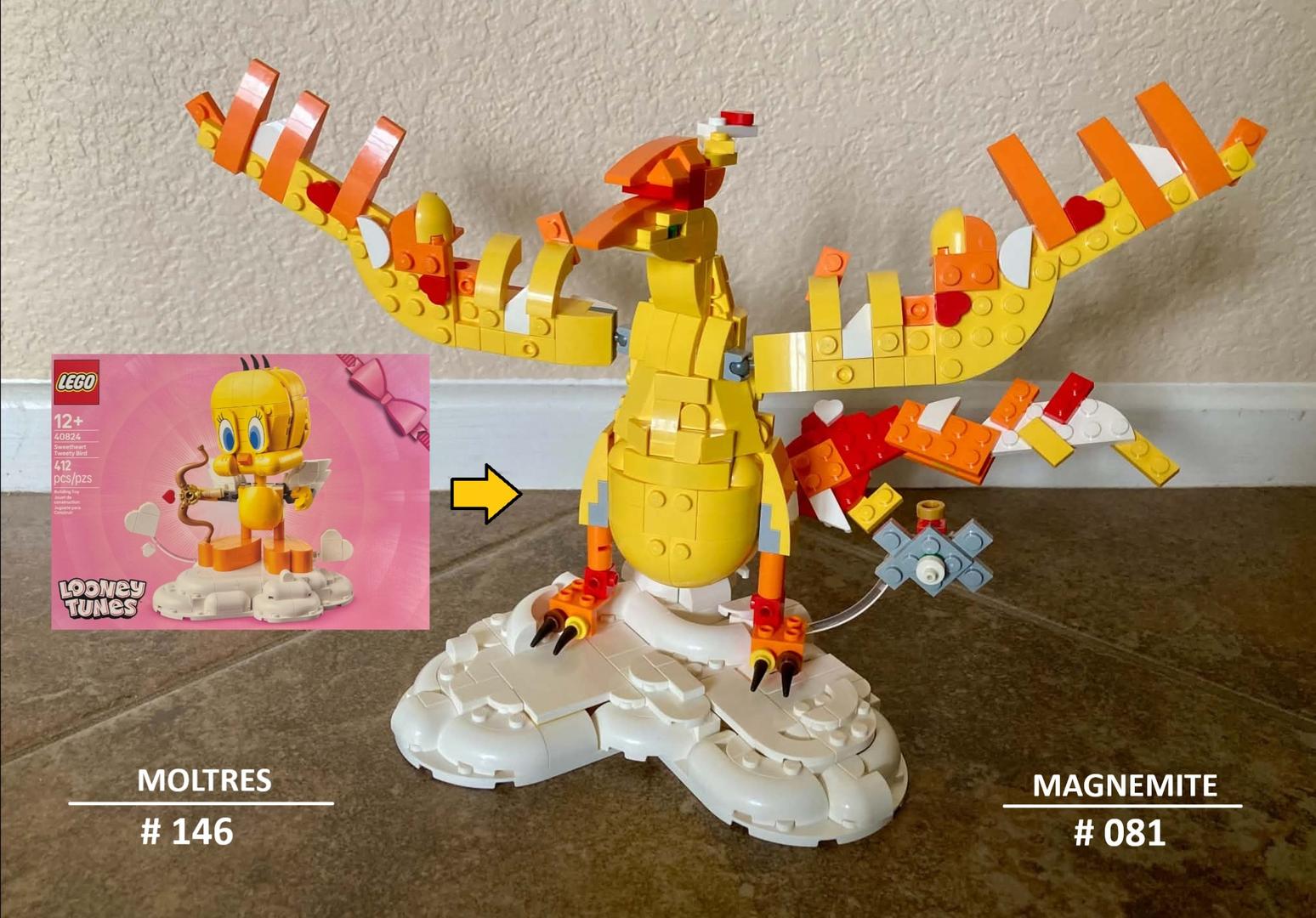 Moltres and Magnemite Alt Build alternate build
