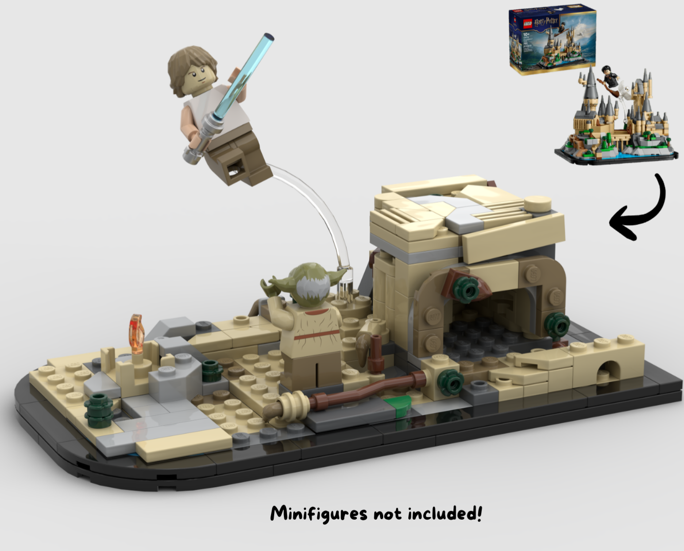 Yoda's hut on Dagobah alt build alternate build