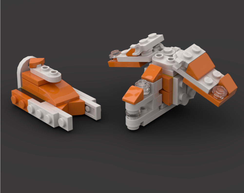 212th Republic Gunship & Fighter Tank – 30717 Alt Build alternate build