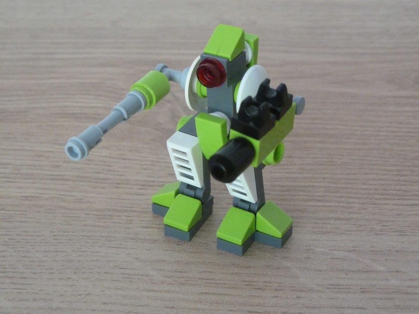 LEGO How to Build a Mini Robot Mech #6 Instructions Tutorial MOC