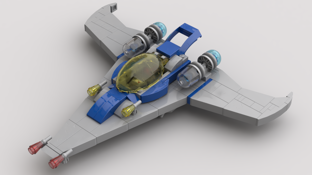 Modern classic spaceship
