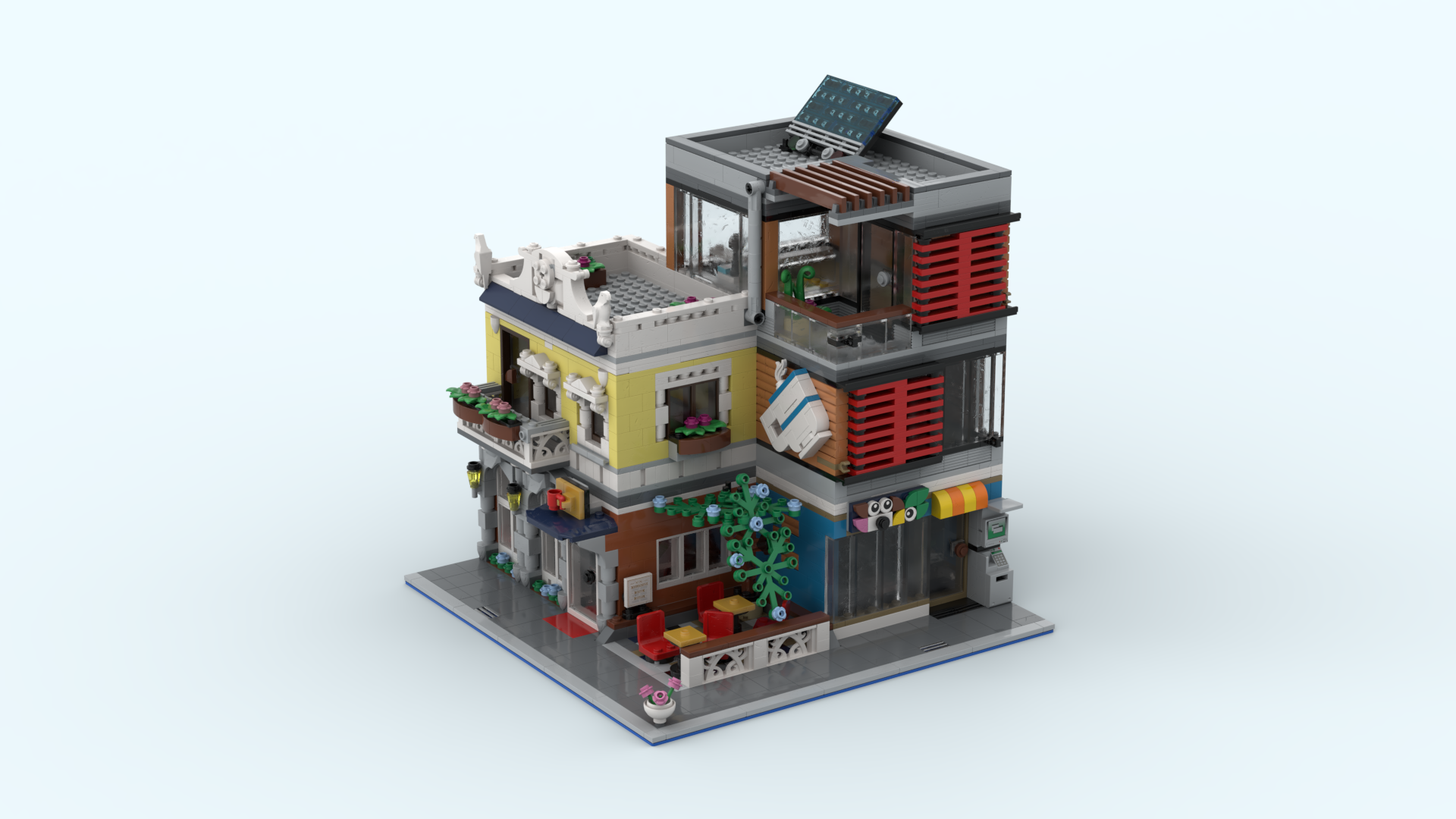 Town House Pet Shop &amp; Café MOC of 31097