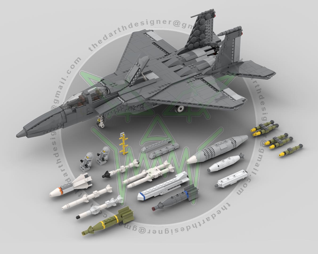 F-15 E Strike Eagle | 1:33 Minifigure Scale