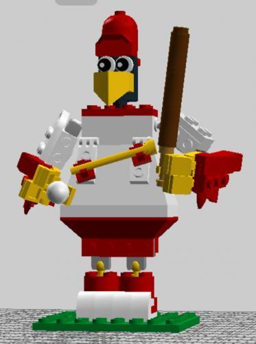Lego Fredbird St. Louis Cardinals