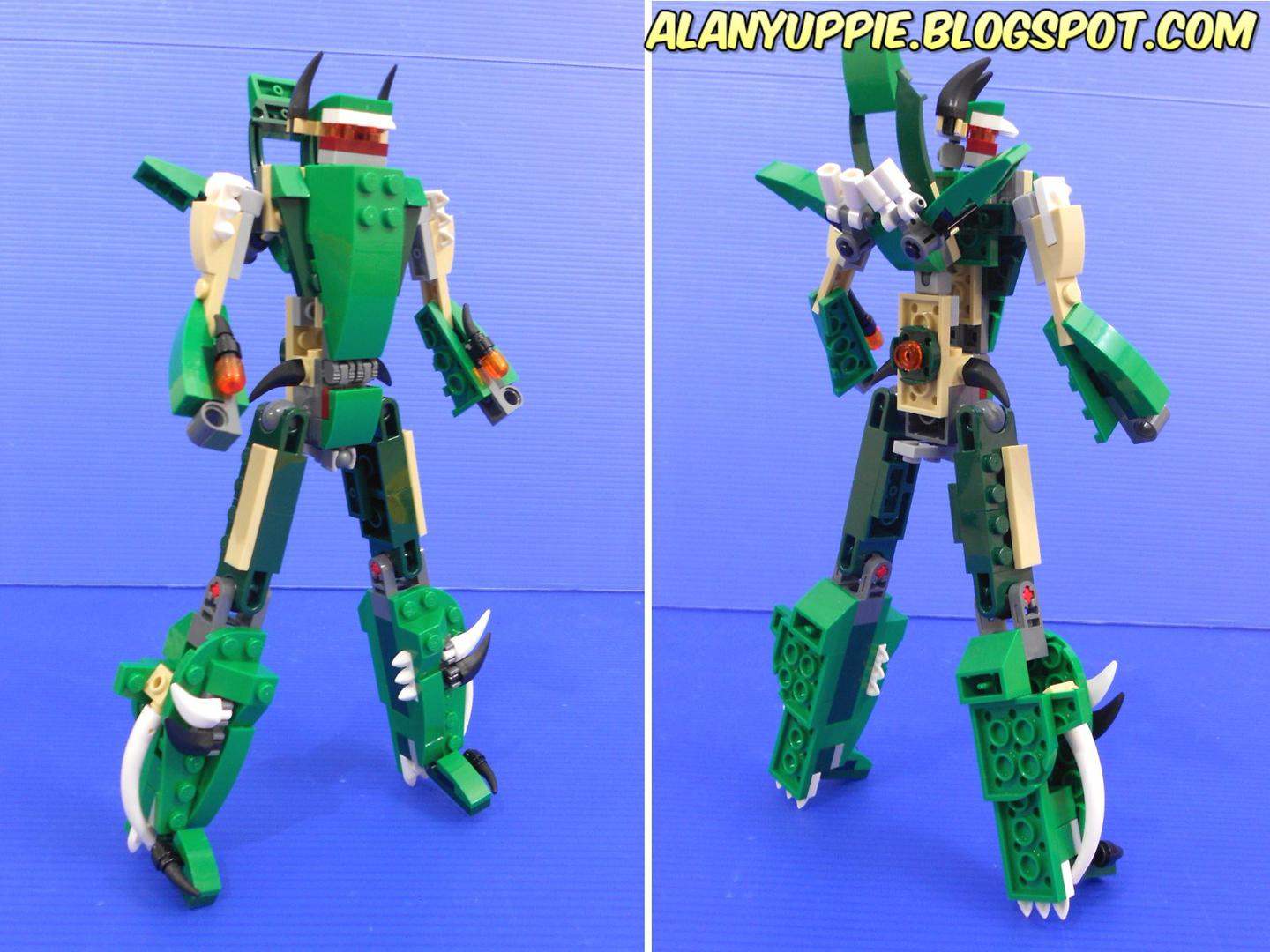 Transformer Hovertank from set Creator 31058 Mighty Dinosaurs