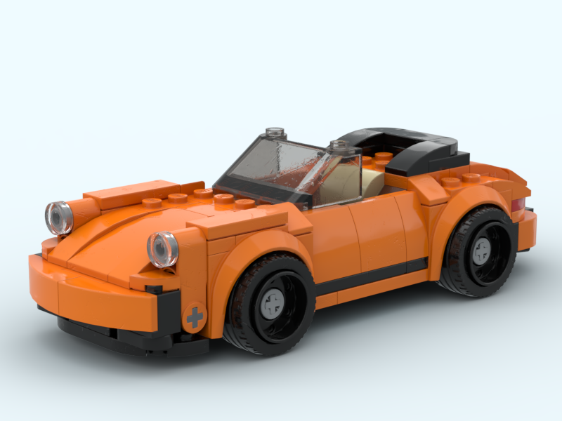 1979 Orange Convertible Porsche 911
