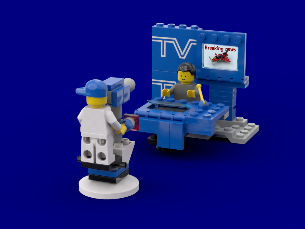 6661 Daily news TV studio