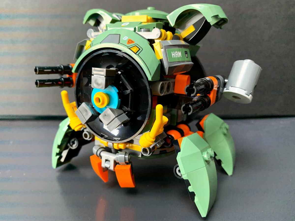 Overwatch Wrecking Ball brick built grappling hook