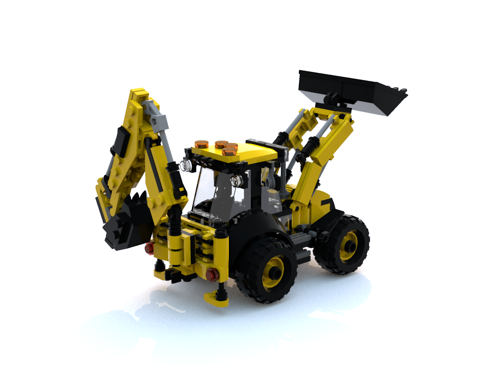 JCB style Backhoe Excavator