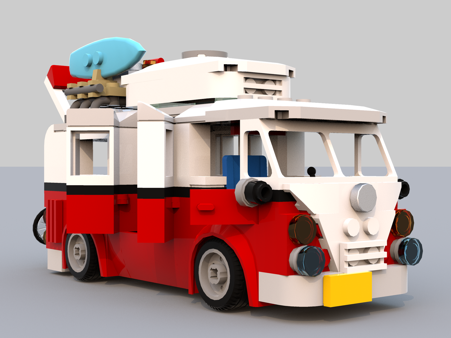 VW Splitscreen camper Minifigure size