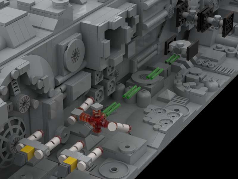 Micro Star Wars Trench Run