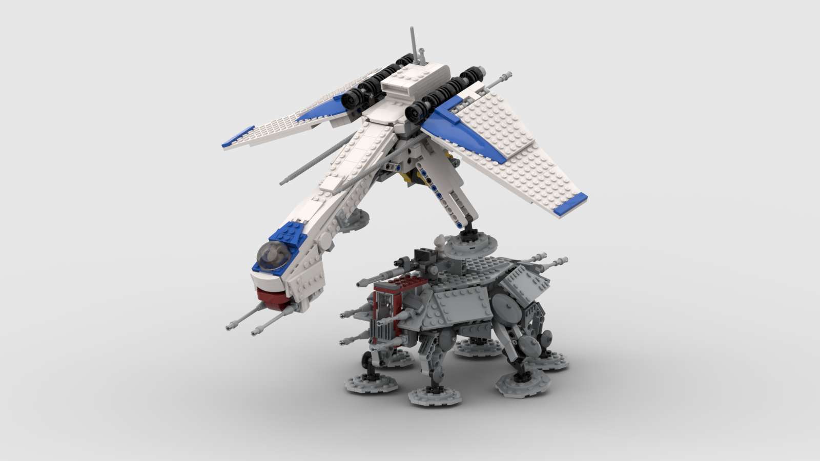 Republic Bunny Dropship and AT-TE