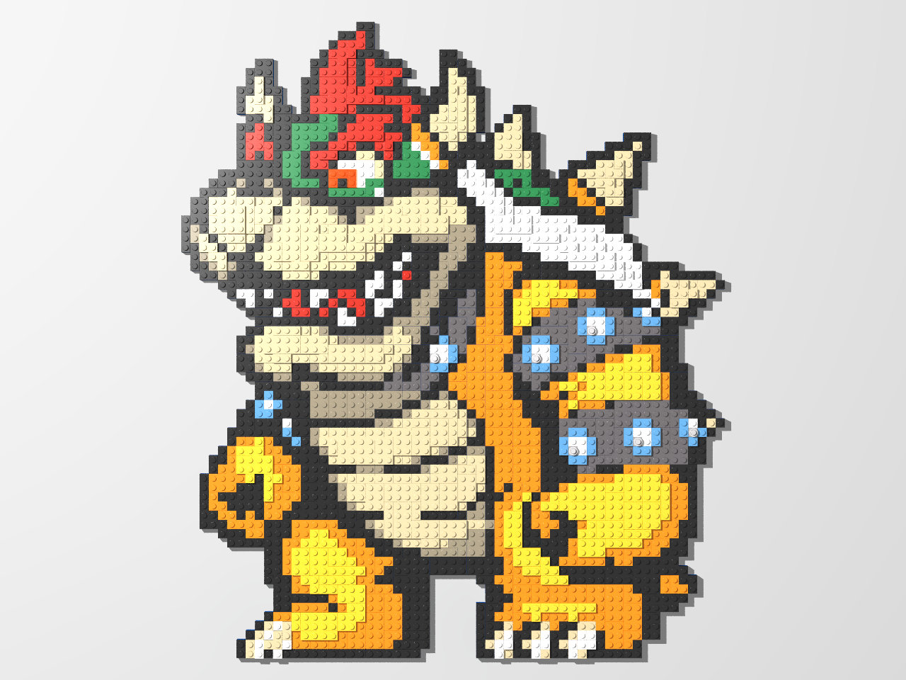 Bowser Mosaic - Super Mario