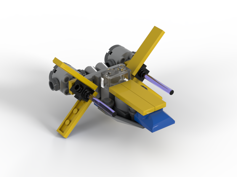 X-wing (Podracer Poly bag alt) alternate build